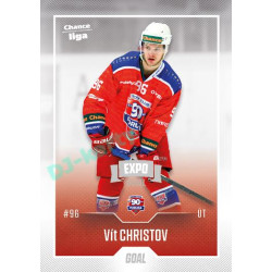 2022/23 Goal Cards Chance Liga 2. série #371 Vít Christov Expo Ostrava SILVER 1of2