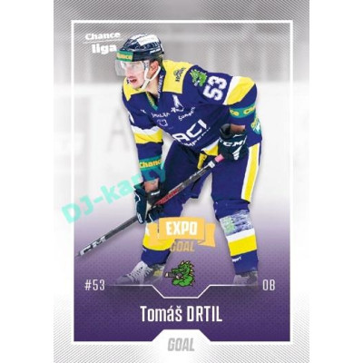 2022/23 Goal Cards Chance Liga 2. série #372 Tomáš Drtil Expo