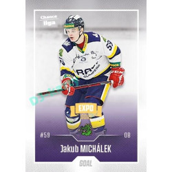 2022/23 Goal Cards Chance Liga 2. série #373 Jakub Michálek Expo