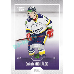 2022/23 Goal Cards Chance Liga 2. série #373 Jakub Michálek Expo Ostrava SILVER 1of2