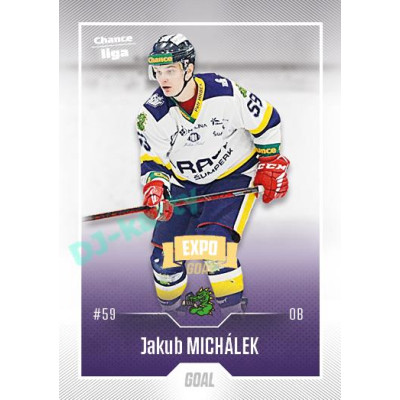 2022/23 Goal Cards Chance Liga 2. série #373 Jakub Michálek Expo Ostrava GOLD 1of2