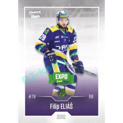 2022/23 Goal Cards Chance Liga 2. série #374 Filip Eliáš Expo Green x/4