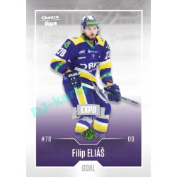 2022/23 Goal Cards Chance Liga 2. série #374 Filip Eliáš Expo Ostrava SILVER 1of2