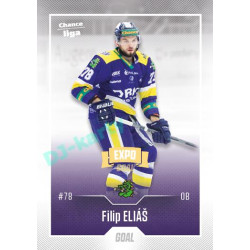 2022/23 Goal Cards Chance Liga 2. série #374 Filip Eliáš Expo Ostrava GOLD 1of2