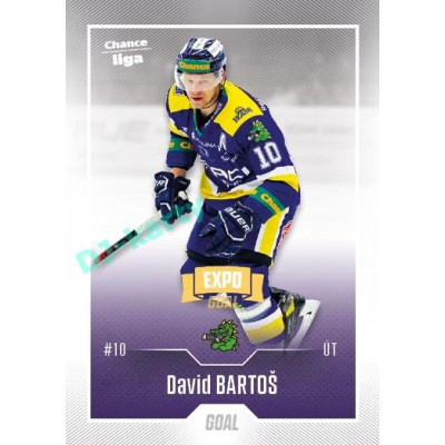 2022/23 Goal Cards Chance Liga 2. série #375 David Bartoš Expo