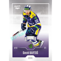 2022/23 Goal Cards Chance Liga 2. série #375 David Bartoš Expo Ostrava SILVER 1of2