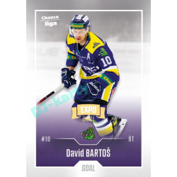 2022/23 Goal Cards Chance Liga 2. série #375 David Bartoš Expo Ostrava GOLD 1of2