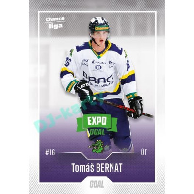 2022/23 Goal Cards Chance Liga 2. série #376 Tomáš Bernat Expo Green x/4