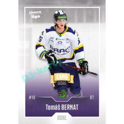 2022/23 Goal Cards Chance Liga 2. série #376 Tomáš Bernat Expo Ostrava GOLD 1of2