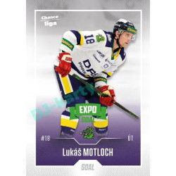 2022/23 Goal Cards Chance Liga 2. série #377 Lukáš Motloch Expo Green x/4