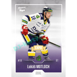 2022/23 Goal Cards Chance Liga 2. série #377 Lukáš Motloch Expo Ostrava GOLD 1of2