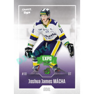 2022/23 Goal Cards Chance Liga 2. série #378 Joshua J. Mácha Expo Green x/4