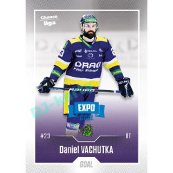 2022/23 Goal Cards Chance Liga 2. série #380 Daniel Vachutka Expo Blue x/4