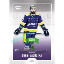 2022/23 Goal Cards Chance Liga 2. série #380 Daniel Vachutka Expo Green x/4