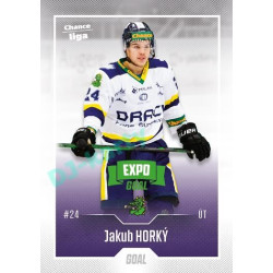 2022/23 Goal Cards Chance Liga 2. série #381 Jakub Horký Expo Green x/4