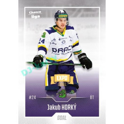 2022/23 Goal Cards Chance Liga 2. série #381 Jakub Horký Expo