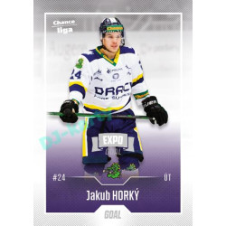 2022/23 Goal Cards Chance Liga 2. série #381 Jakub Horký Expo Ostrava SILVER 1of2