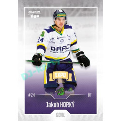 2022/23 Goal Cards Chance Liga 2. série #381 Jakub Horký Expo Ostrava GOLD 1of2
