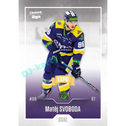 2022/23 Goal Cards Chance Liga 2. série #383 Matěj Svoboda Expo