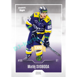 2022/23 Goal Cards Chance Liga 2. série #383 Matěj Svoboda Expo Ostrava GOLD 1of2