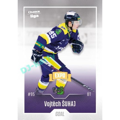 2022/23 Goal Cards Chance Liga 2. série #384 Vojtěch Šuhaj Expo