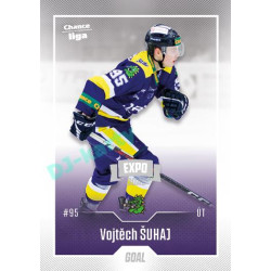 2022/23 Goal Cards Chance Liga 2. série #384 Vojtěch Šuhaj Expo Ostrava SILVER 1of2