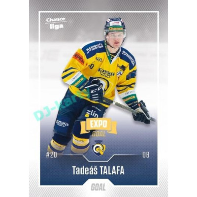 2022/23 Goal Cards Chance Liga 2. série #388 Tadeáš Talafa Expo