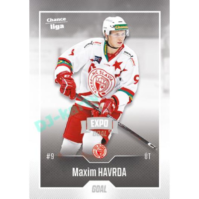 2022/23 Goal Cards Chance Liga 2. série #309 Maxim Havrda Expo Ostrava SILVER 1of2