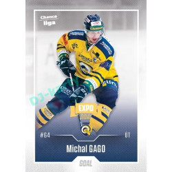 2022/23 Goal Cards Chance Liga 2. série #397 Michal Gago Expo