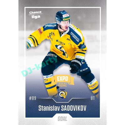 2022/23 Goal Cards Chance Liga 2. série #399 Stanislav Sadovikov Expo