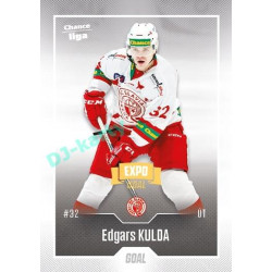2022/23 Goal Cards Chance Liga 2. série #312 Edgars Kulda Expo