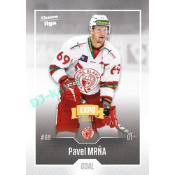 2022/23 Goal Cards Chance Liga 2. série #313 Pavel Mrňa Expo