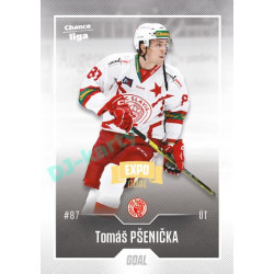 2022/23 Goal Cards Chance Liga 2. série #314 Tomáš Pšenička Expo Ostrava GOLD 1of2
