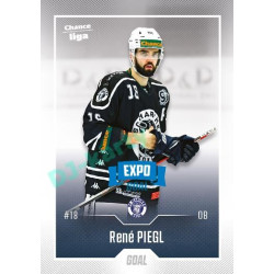 2022/23 Goal Cards Chance Liga 2. série #318 René Piegl Expo Blue x/4