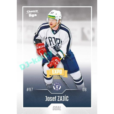 2022/23 Goal Cards Chance Liga 2. série #319 Josef Zajíc Expo