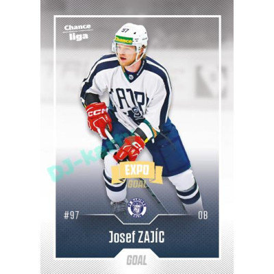2022/23 Goal Cards Chance Liga 2. série #319 Josef Zajíc Expo Ostrava GOLD 1of2