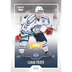 2022/23 Goal Cards Chance Liga 2. série #321 Lukáš Pajer Expo