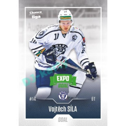 2022/23 Goal Cards Chance Liga 2. série #322 Vojtěch Síla Expo Green x/4