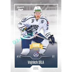 2022/23 Goal Cards Chance Liga 2. série #322 Vojtěch Síla Expo