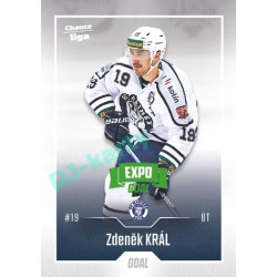 2022/23 Goal Cards Chance Liga 2. série #323 Zdeněk Král Expo Green x/4