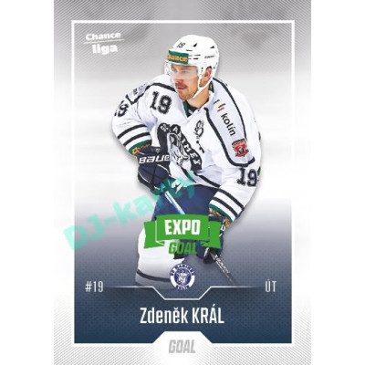2022/23 Goal Cards Chance Liga 2. série #323 Zdeněk Král Expo Green x/4