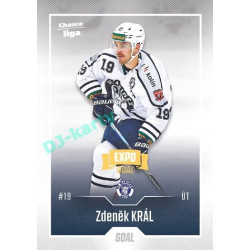 2022/23 Goal Cards Chance Liga 2. série #323 Zdeněk Král Expo