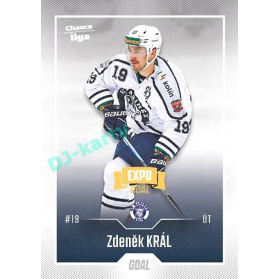2022/23 Goal Cards Chance Liga 2. série #323 Zdeněk Král Expo