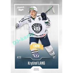 2022/23 Goal Cards Chance Liga 2. série #324 Kryštof Lang Expo