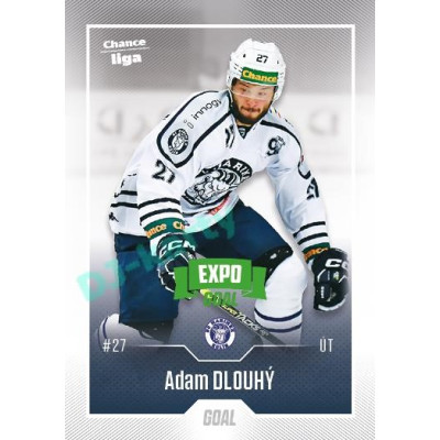 2022/23 Goal Cards Chance Liga 2. série #325 Adam Dlouhý Expo Green x/4