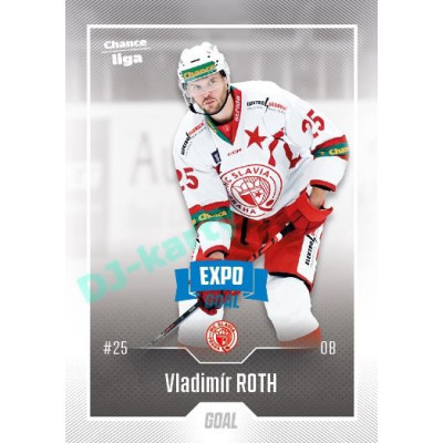 2022/23 Goal Cards Chance Liga 2. série #303 Vladimír Roth Expo Blue x/4