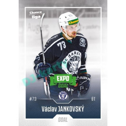 2022/23 Goal Cards Chance Liga 2. série #326 Václav Jankovský Expo Green x/4