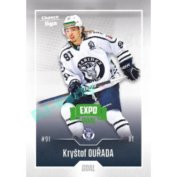 2022/23 Goal Cards Chance Liga 2. série #328 Kryštof Ouřada Expo Green x/4