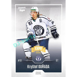 2022/23 Goal Cards Chance Liga 2. série #328 Kryštof Ouřada Expo
