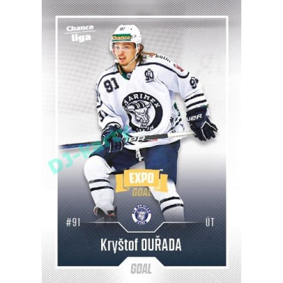 2022/23 Goal Cards Chance Liga 2. série #328 Kryštof Ouřada Expo